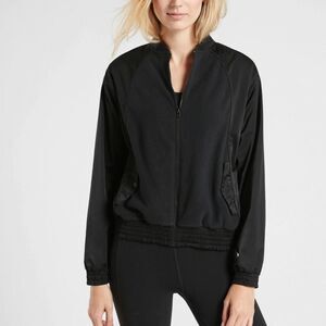Athleta Zion Microfleece Bomber Jacket Women’s Sz Small